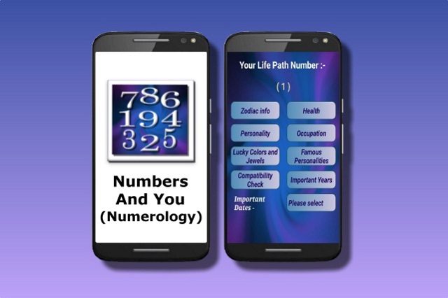 Mobile app based on modern Numerology